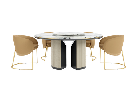 visionnaire Italian Dining Table and Chair