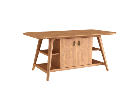 Solid wood tea table