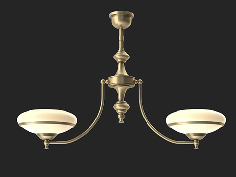 European-style double-headed chandelier