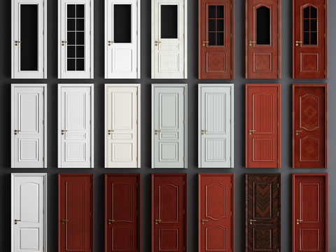 Jane European wooden door combination