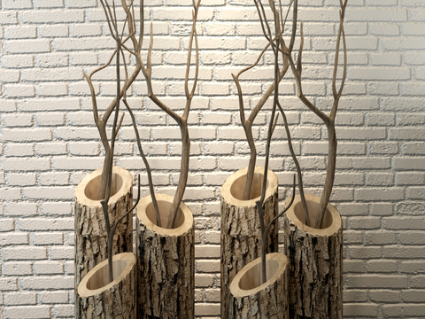 Industrial Mix and Match Branch Dead Branch Ornaments