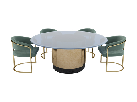 visionnaire Italian Dining Table and Chair