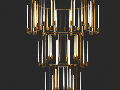 Affordable Luxury Style Lobby Chandelier