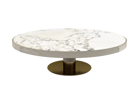 visionnaire marble round coffee table