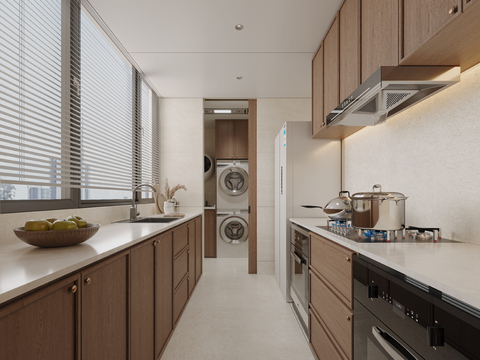 Mid-century Style kitchen cabinet