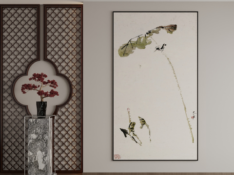 New Chinese Decorative Painting Texture Painting Hanging Painting