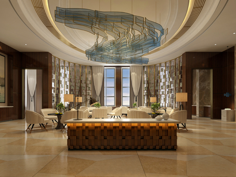 Luxury Hotel Reception Hall Large Reception Room