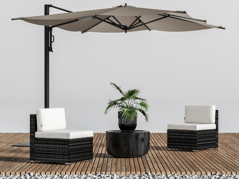 Outdoor Chair Rattan Chair Sunshade