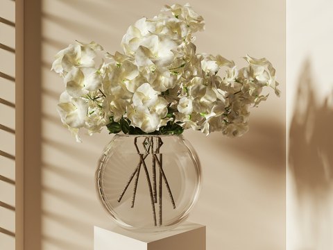 Modern vase floral flower arrangement