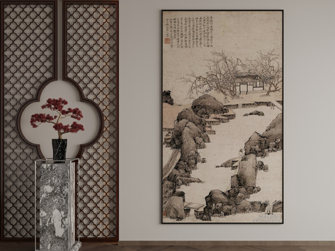 New Chinese Decorative Painting Architectural Painting Hanging Painting