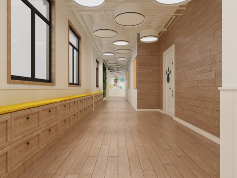 Nordic Kindergarten Corridor