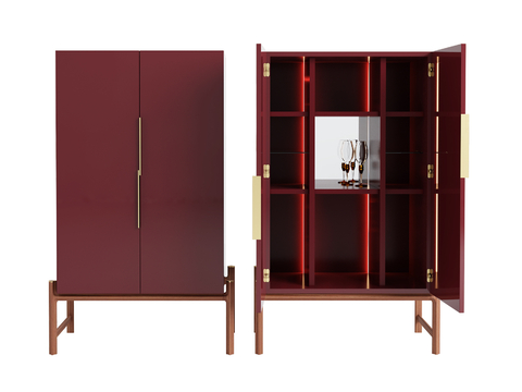 visionnaire Italian Affordable Luxury Style Wine Cabinet