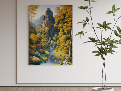 Decorative Painting Landscape Painting Hanging Painting