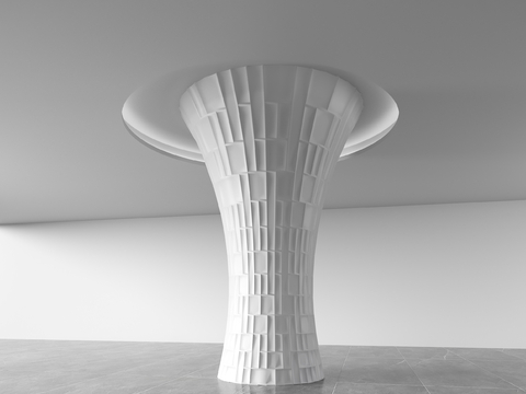 Modern special-shaped column decorative column modeling column