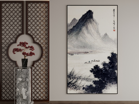 New Chinese Decorative Painting Landscape Painting Hanging Painting