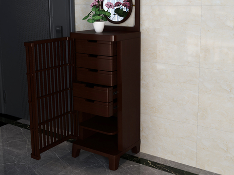 New Chinese-style chest of drawers layer cabinet