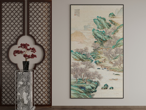 New Chinese Decorative Painting Landscape Painting Hanging Painting