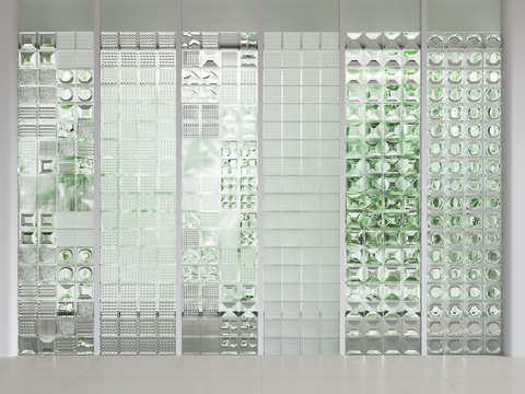 glass brick partition