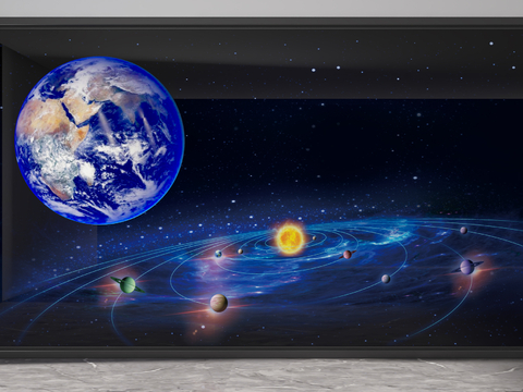 Planet Wall decorative wall image wall