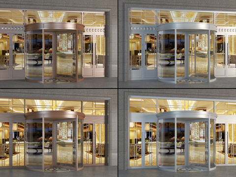 Modern revolving door hotel door automatic revolving door