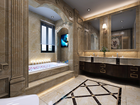 European-style bathroom