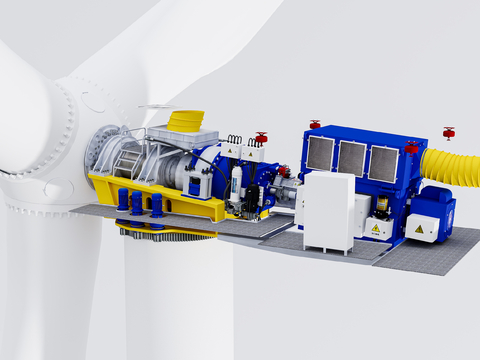 Wind turbine Wind turbine generator with internal equipment Wind turbine structure