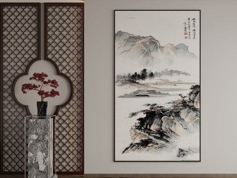 New Chinese Decorative Painting Landscape Painting Hanging Painting