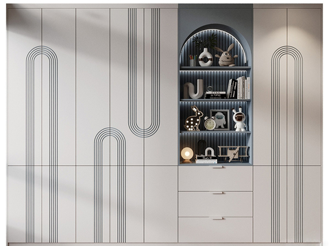 Modern Wardrobe Wardrobe Decorative Cabinet