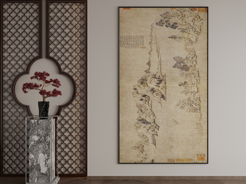 Neo-Chinese Style Decorative Painting Art Painting Hanging Painting