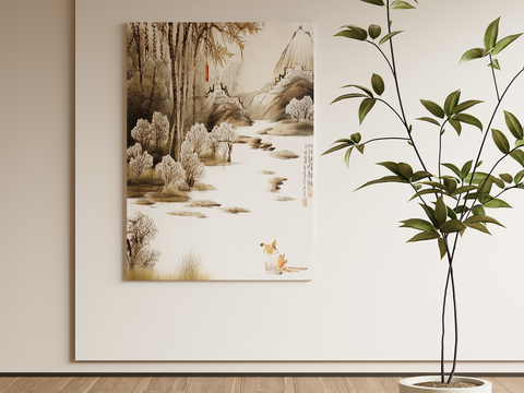 New Chinese Decorative Painting Landscape Painting Hanging Painting