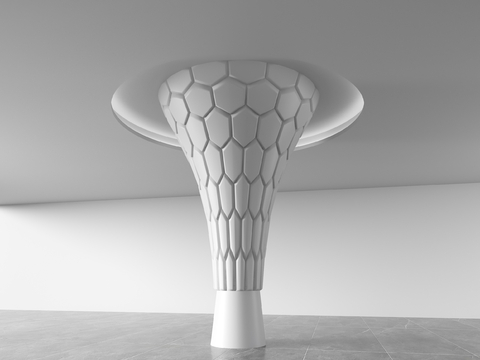 Modern special-shaped column decorative column modeling column