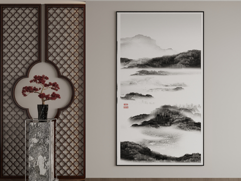 New Chinese Decorative Painting Landscape Painting Hanging Painting