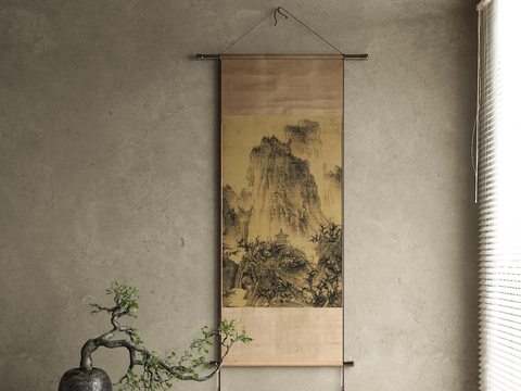 Chinese decorative painting landscape painting scroll painting