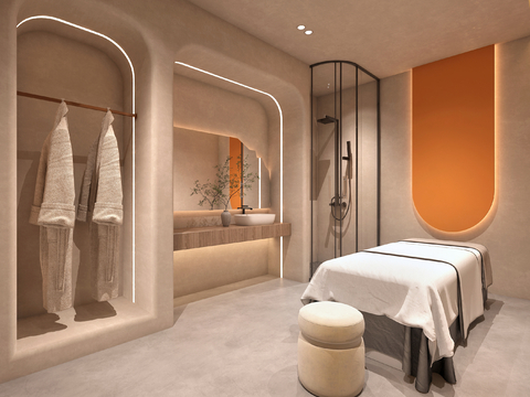 Modern beauty salon SPA care room