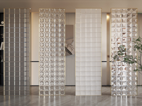 glass brick partition