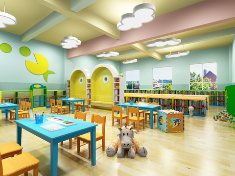 Modern Kindergarten Classroom Classroom