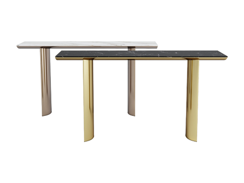 visionnaire Affordable Luxury Style End View Table Entrance Table