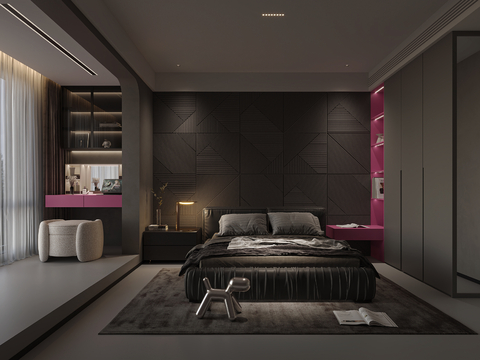 Dark Style Bedroom Second Bedroom Daughter Room