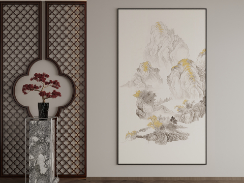 New Chinese Decorative Painting Landscape Painting Hanging Painting