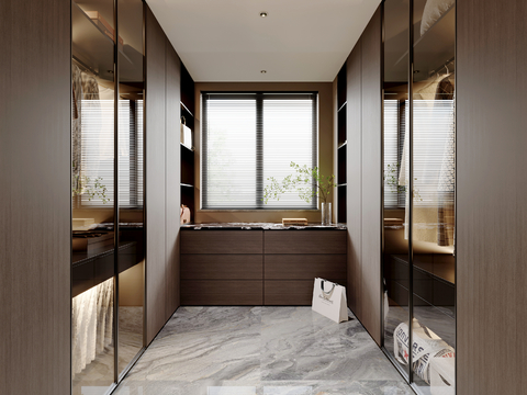 Modern Cloakroom