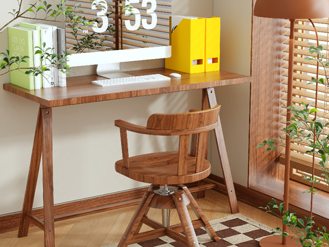 Mid-century Style Desk Desk