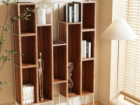 Log Style bookcase bookshelf