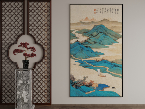 New Chinese Decorative Painting Landscape Painting Hanging Painting