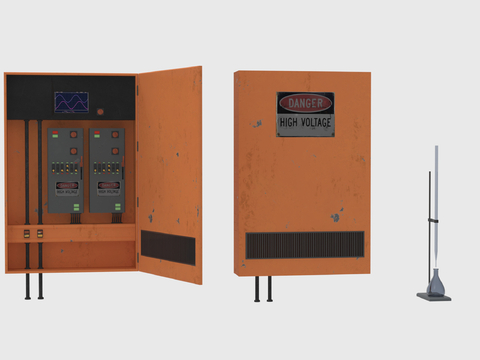 Industrial equipment meter box