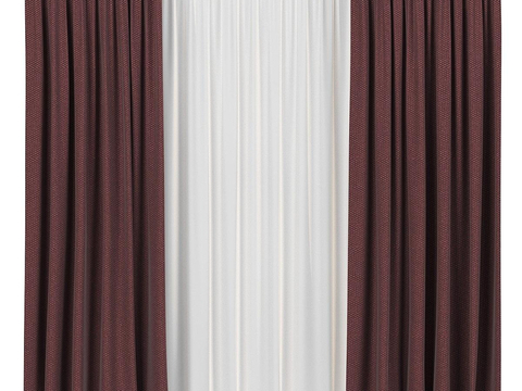 Modern Plain Curtain Fabric Curtain Universal Curtain