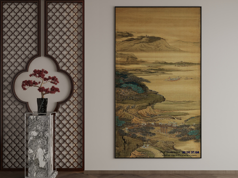 New Chinese Ink Painting Landscape Painting Decorative Painting