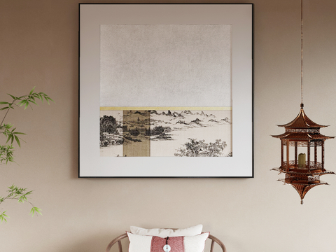 New Chinese Ink Painting Decorative Painting