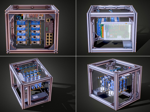 Computer chassis mining machine computer