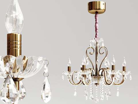 European-style crystal chandelier