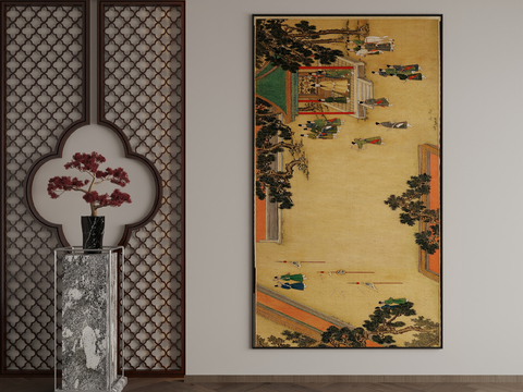 New Chinese Ink Painting Decorative Painting